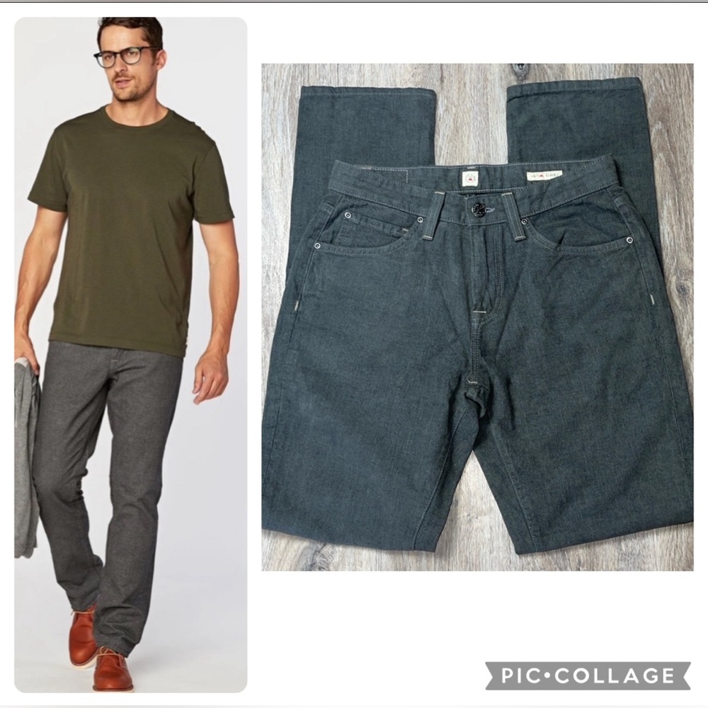 Men’s Agave Denim No11 Classic Dark Gray Jeans Size 30